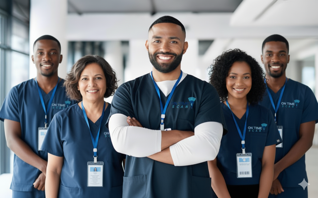 فريق العمل في مركز OnTimeScan للأشعة المنزلية