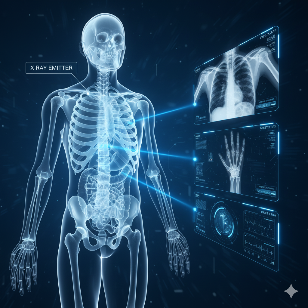 أشعة اكس راي X-ray منزلي - OnTimeScan أشعة سينية متنقلة
