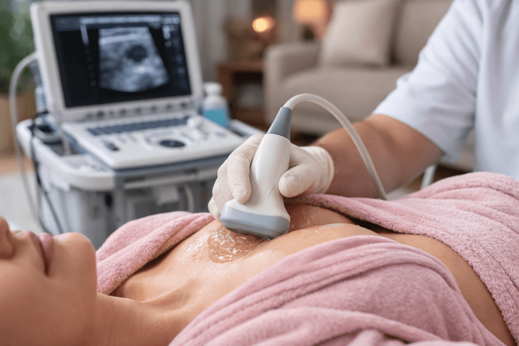 أهم التعليمات قبل عمل سونار الثدي في المنزل